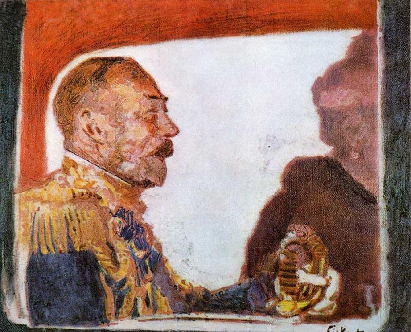 Walter Sickert King George V and Queen Mary France oil painting art